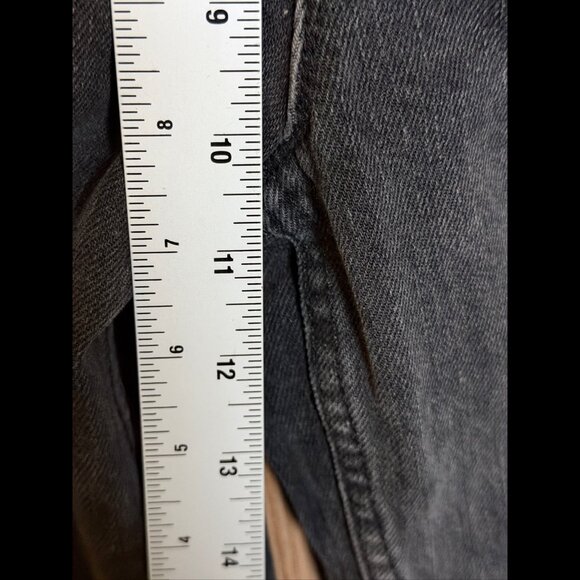 Good American Jeans 2 / 26 Womens Gray Charcoal Wash Wide Leg Denim High Rise - Picture 4 of 8